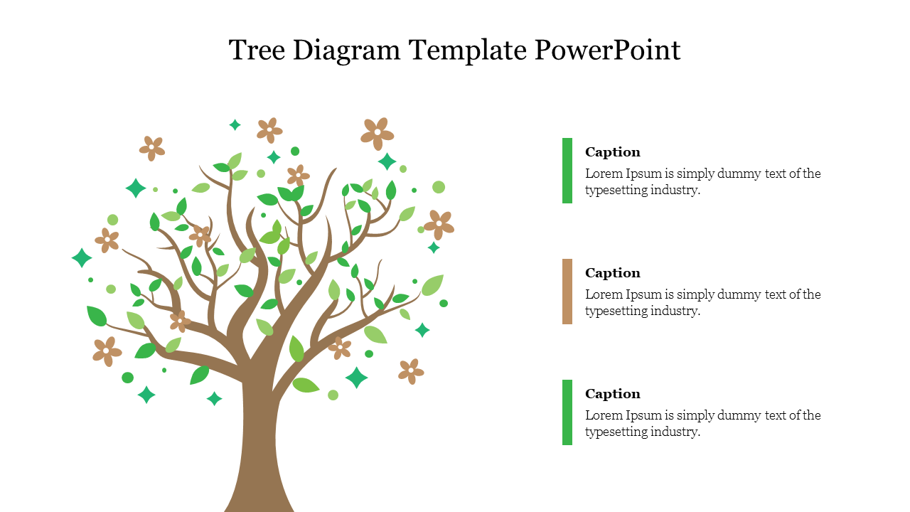 Tree Diagram Template PowerPoint Free Download